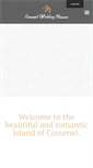 Mobile Screenshot of cozumelweddingplanner.com